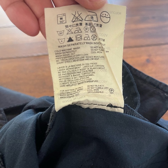 Miu Miu Made in Italy Raso Viscosa Black Dressy Trousers Pants straight leg 28 - Picture 10 of 16